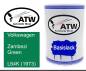 Preview: Volkswagen, Zambezi Green, L64K (1973): 500ml Lackdose, von ATW Autoteile West.